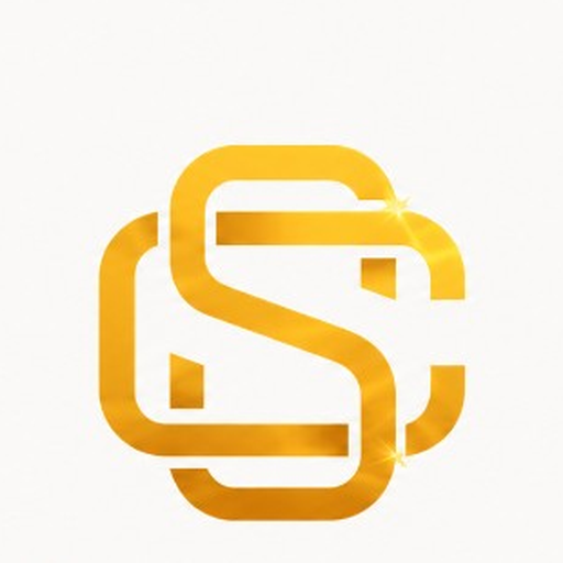 Sterling Chain app icon — gold SC crypto bank logo